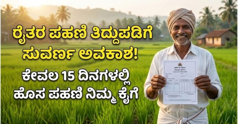 ಪಹಣಿ (RTC) ತಿದ್ದುಪಡಿ ಅದಾಲತ್ - 2026