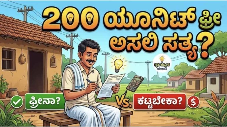 200 ಯೂನಿಟ್ ಫ್ರೀ ಅಸಲಿ ಸತ್ಯ ನಿಮ್ಮ ಕರೆಂಟ್ ಬಿಲ್ ಫ್ರೀನಾ