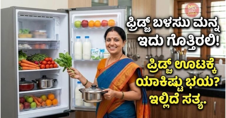 ಫ್ರಿಡ್ಜ್‌ನಲ್ಲಿಟ್ಟ ಆಹಾರ ಸೇವಿಸುವುದು ಆರೋಗ್ಯಕ್ಕೆ ಒಳ್ಳೆಯದಾ